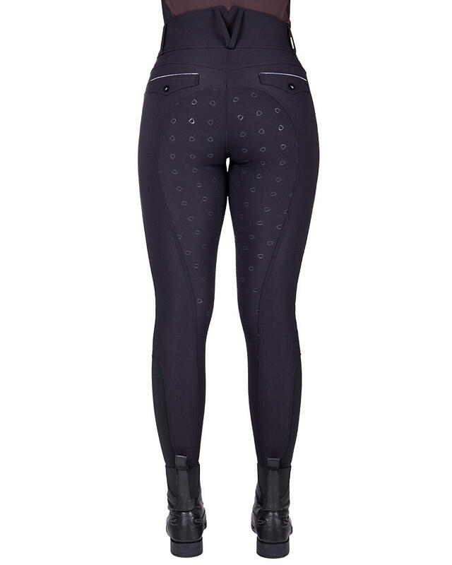 Pantalon équitation full grip QHP Julin 2/7