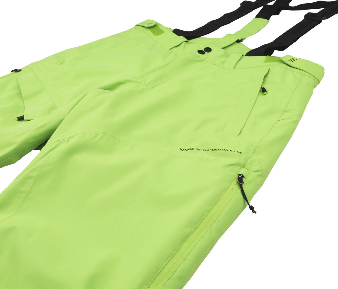 Męskie spodnie narciarskie HANNAH Kasey Lime Green 10.000 mm/h2o 4/6