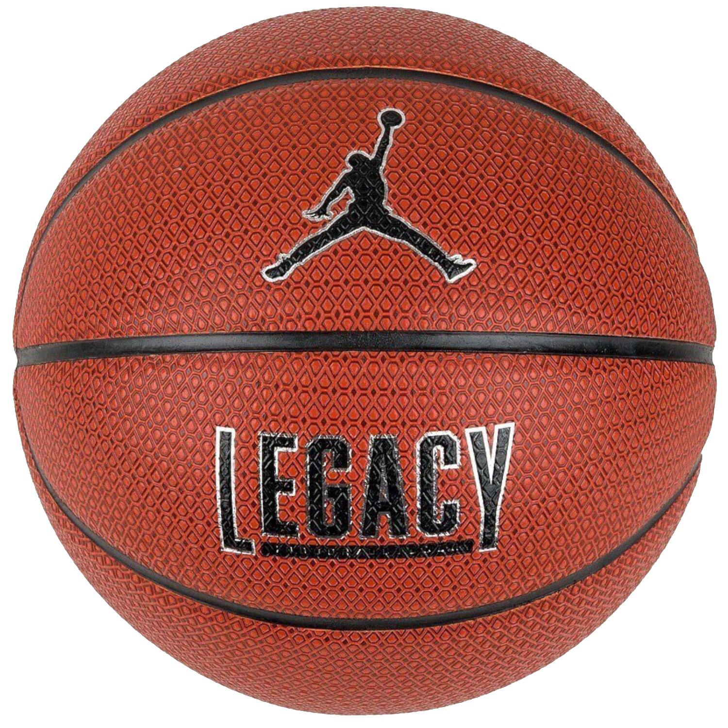 Jordan - Ballon De Basket Jordan Legacy 2.0 8p In/out Ball - Ballon De Basket - Marron|noir|rouge - 7 - Decathlon