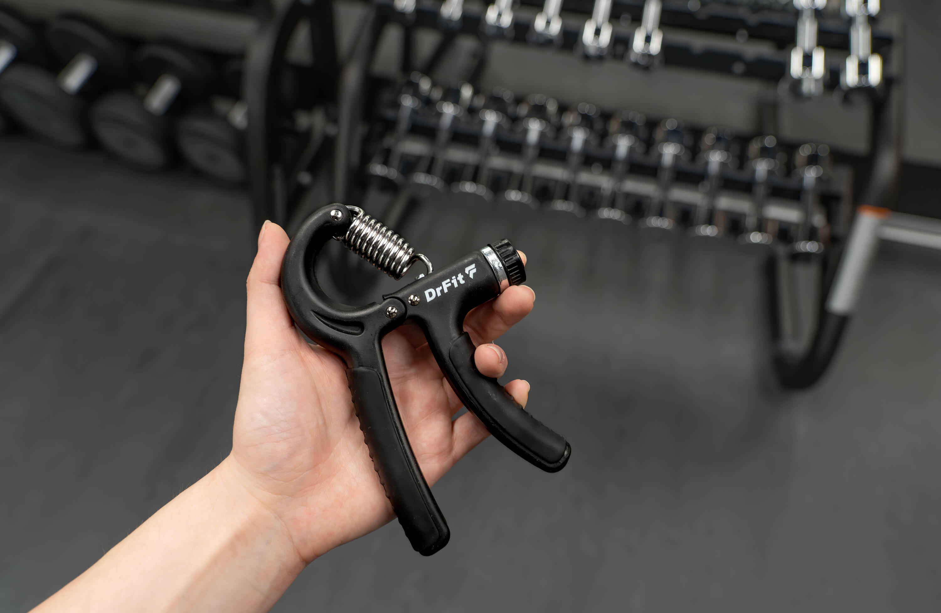 Zestaw do treningu ręki handgrip wzmacniacz dłoni palców DrFit 5 elementów 3/7