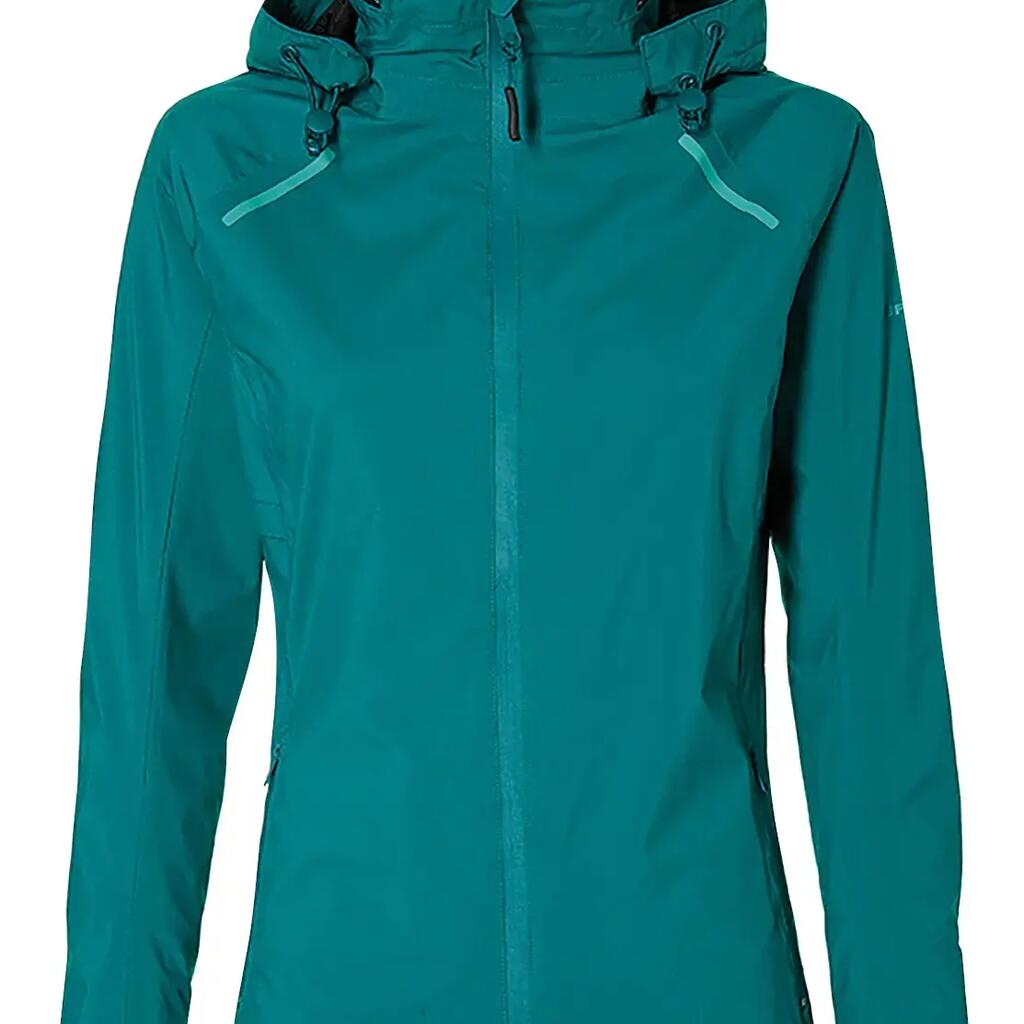 Fahrrad-Regenjacke Damen Skane, teal green