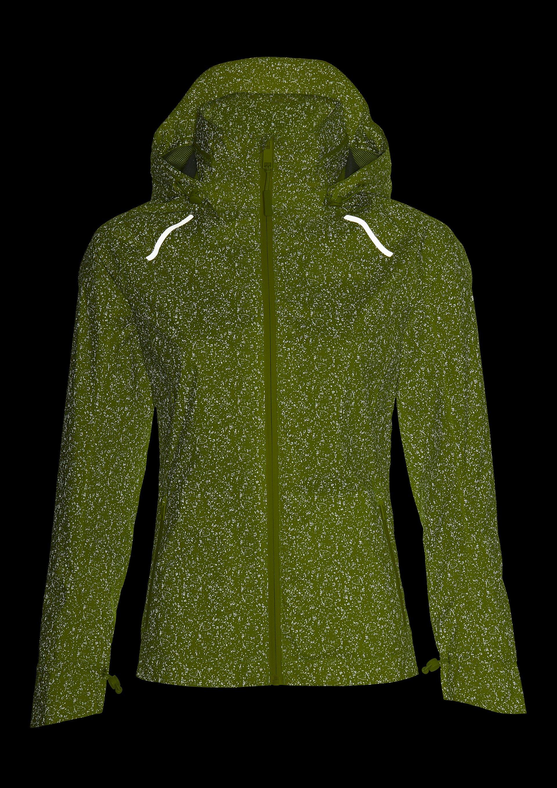 Veste de pluie pour vélo Skane HiVis, jaune fluo 3/6