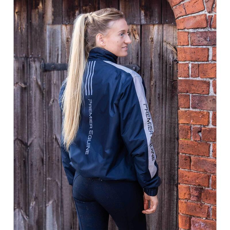 Veste équitation réfléchissante full zip Premier Equine Lumen