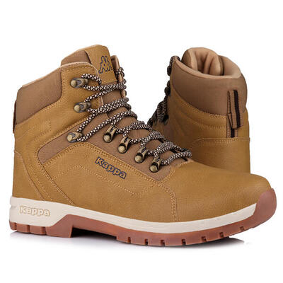 Heren dolomo mid cut enkellaarsjes (bruin)