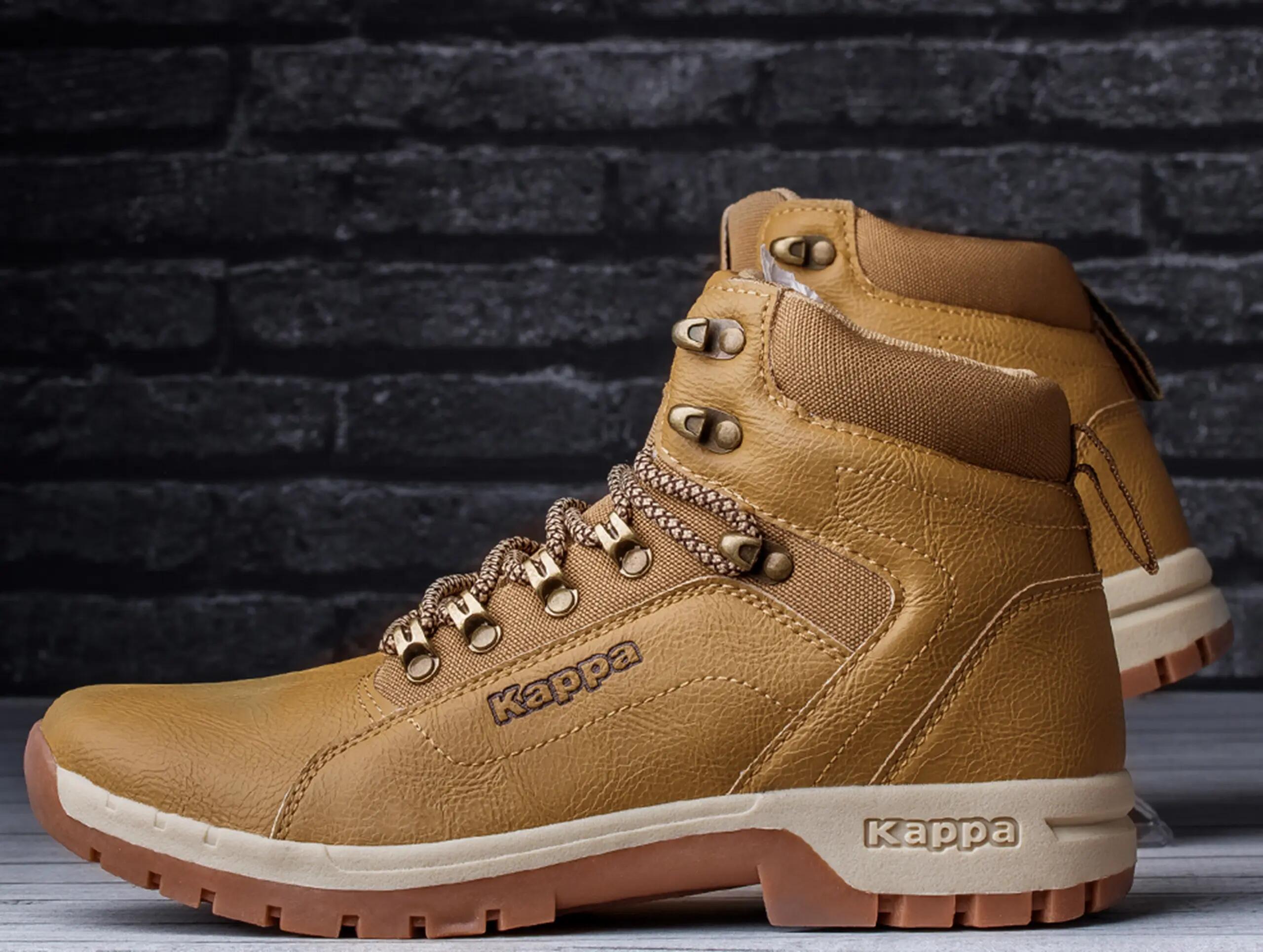 Kappa 242752 Herren Kurzschaft Stiefel Winterstiefel beige 3/7