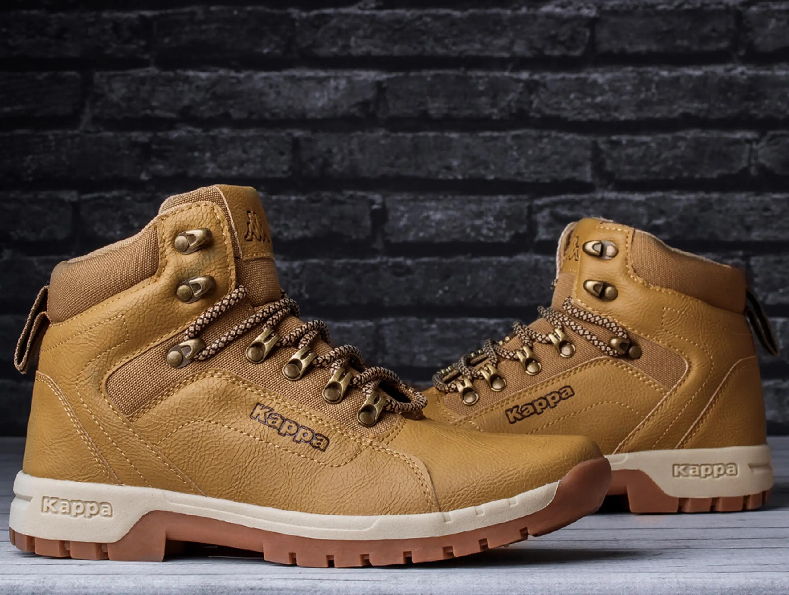 Kappa 242752 Herren Kurzschaft Stiefel Winterstiefel beige 2/7