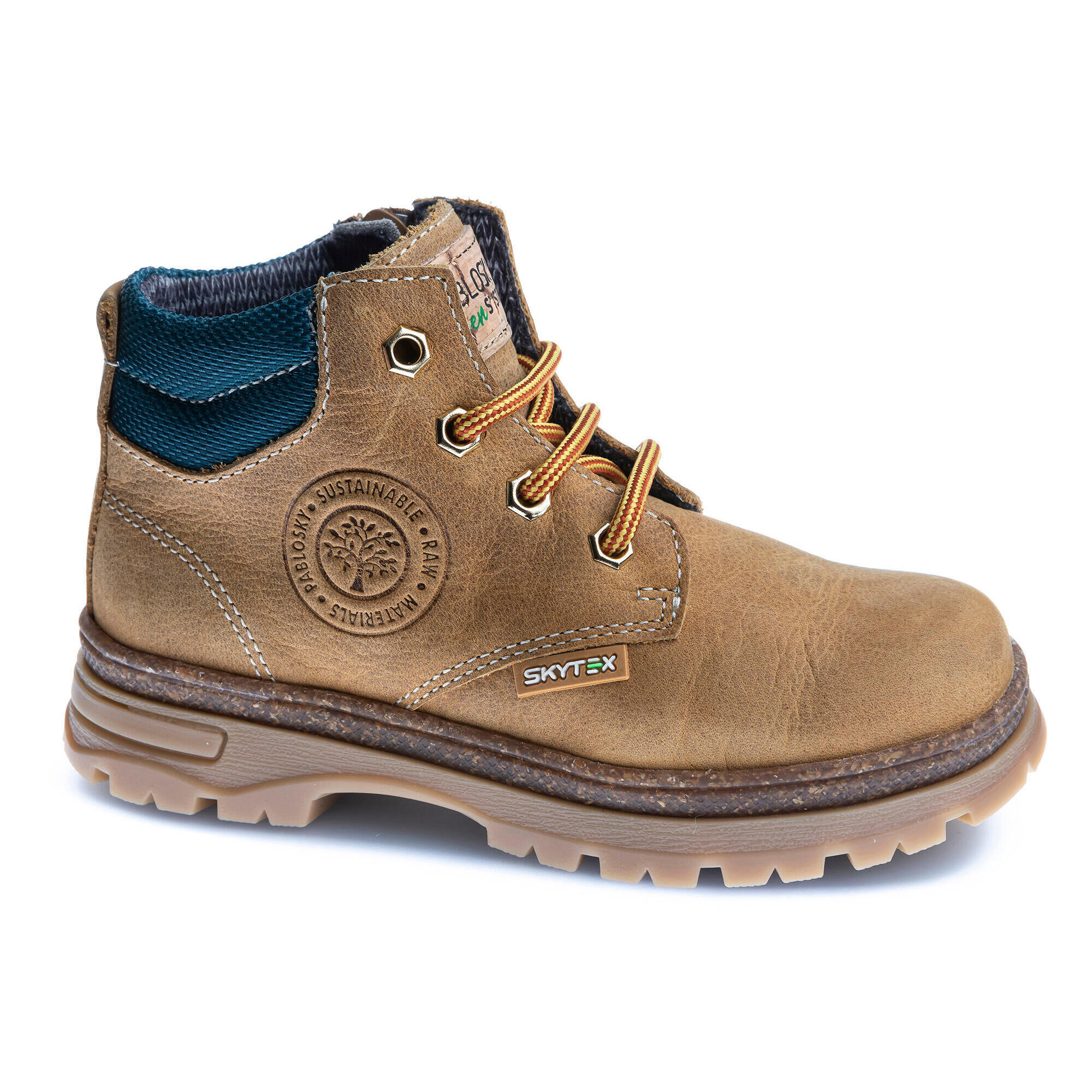 Botas de monta a Pablosky Amarillas para Ni o de Piel Decathlon