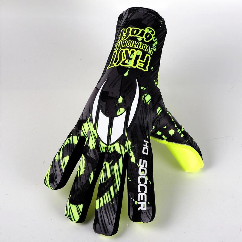 Guanti da portiere Ho Soccer First Evolution III Graffiti Creepy Lime per adulti