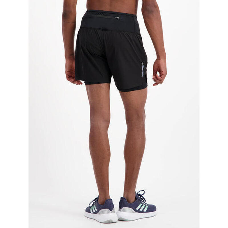 Short de running 2 en 1 Onder Ultra - Noir - Homme