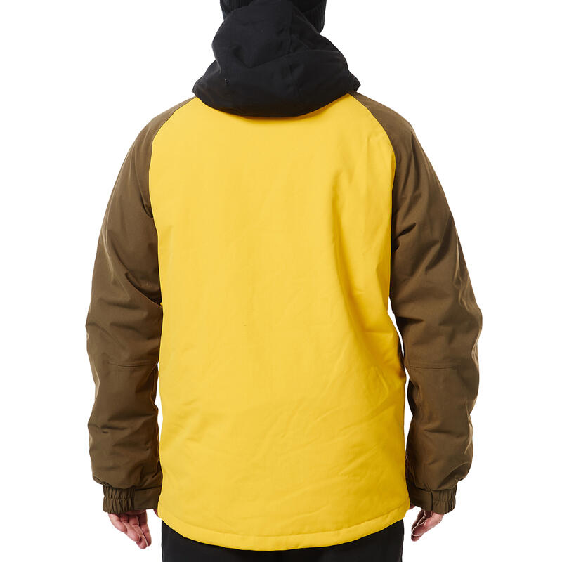 Ski-/Snowboardjacke Herren - RAIL mustard olive