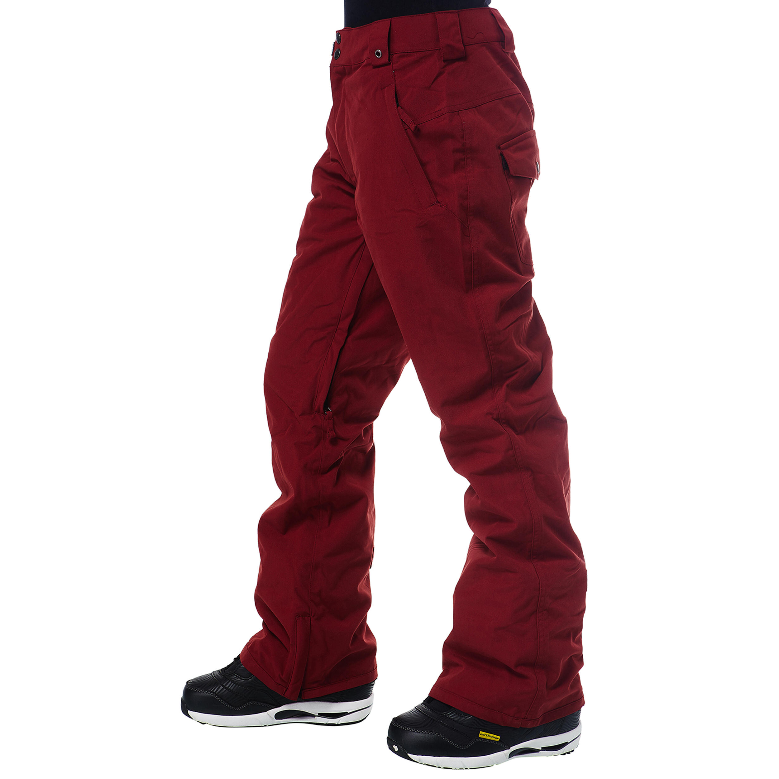 Ski-/Snowboardhose Damen - CAT burgundy 2/6