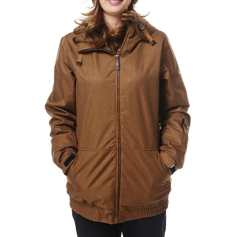 Ski-/Snowboardjacke Damen - BLOOM rubber