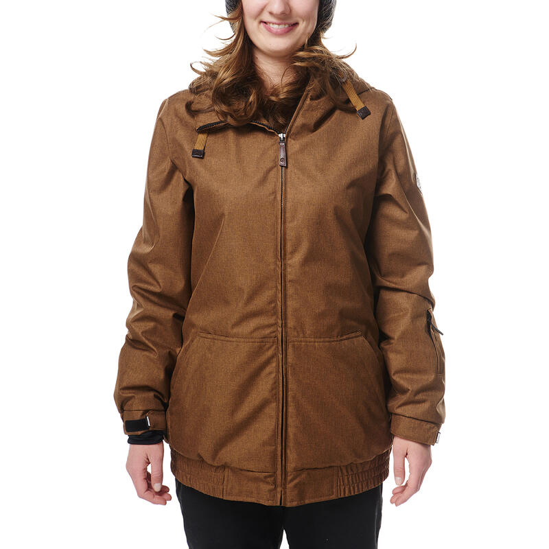 Ski-/Snowboardjacke Damen - BLOOM rubber