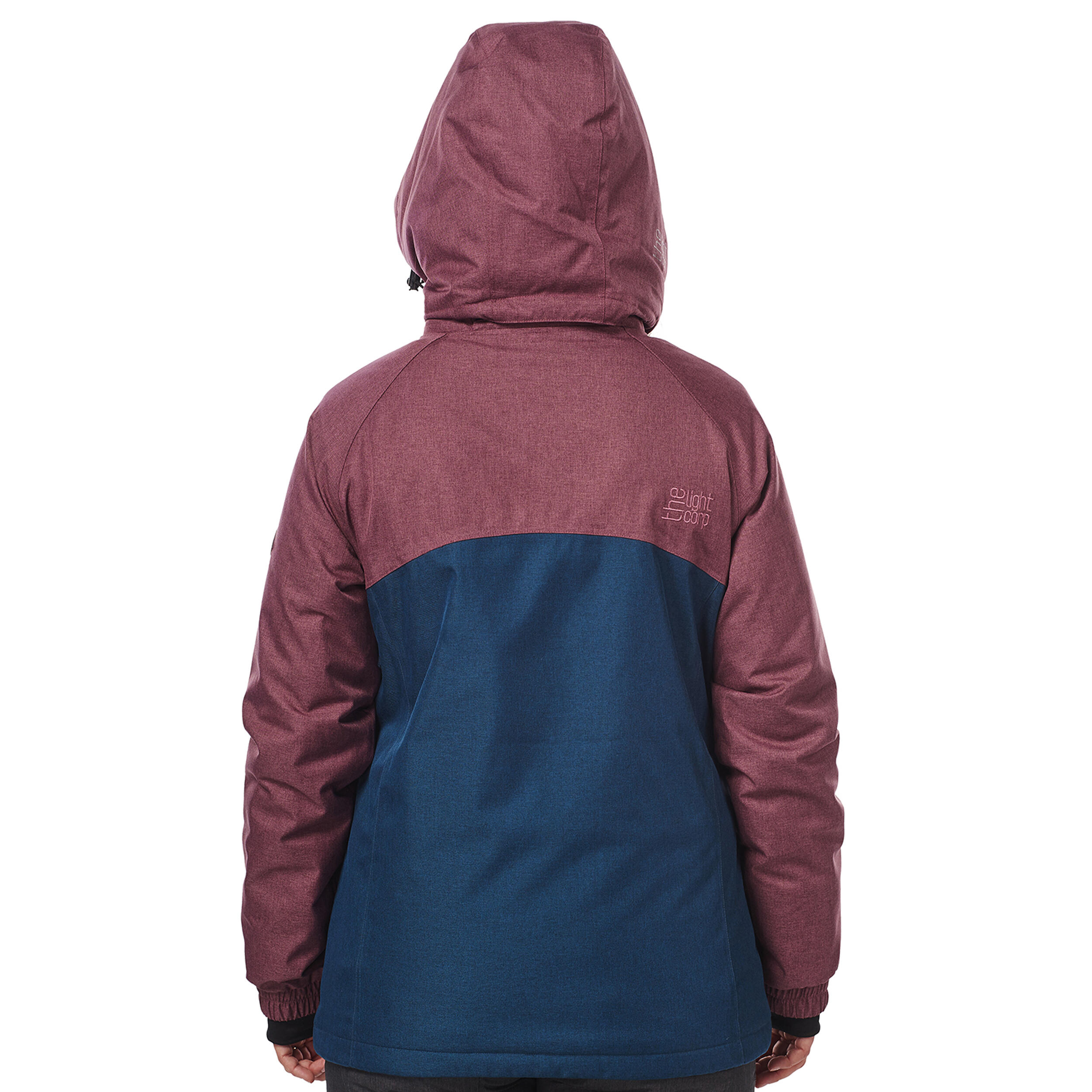 Ski-/Snowboardjacke Damen - LUNA dunkelblau burgundy 4/5