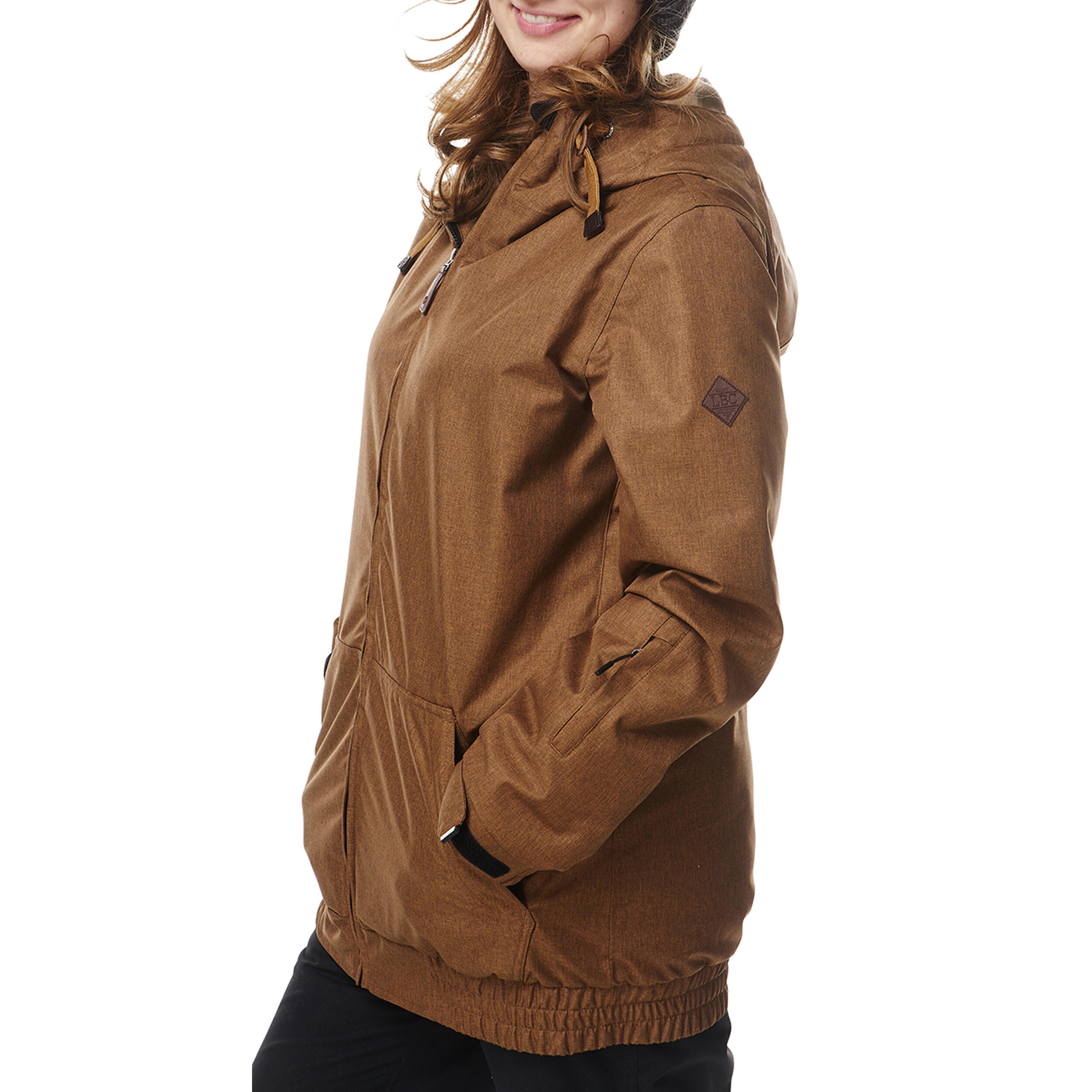 Ski-/Snowboardjacke Damen - BLOOM rubber 3/5