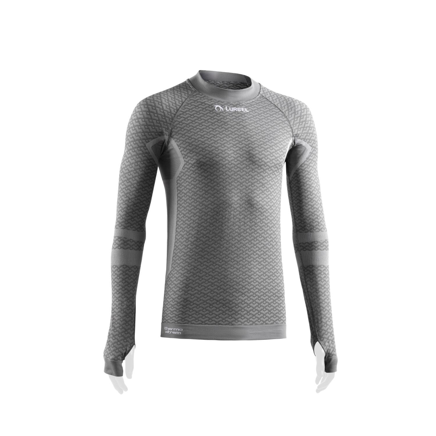 Tricou termic cu maneca lunga barbati, Lurbel Volcano, gri deschis
