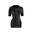 Tricou termic femei, Lurbel Cristallo, gri inchis-fuchsia