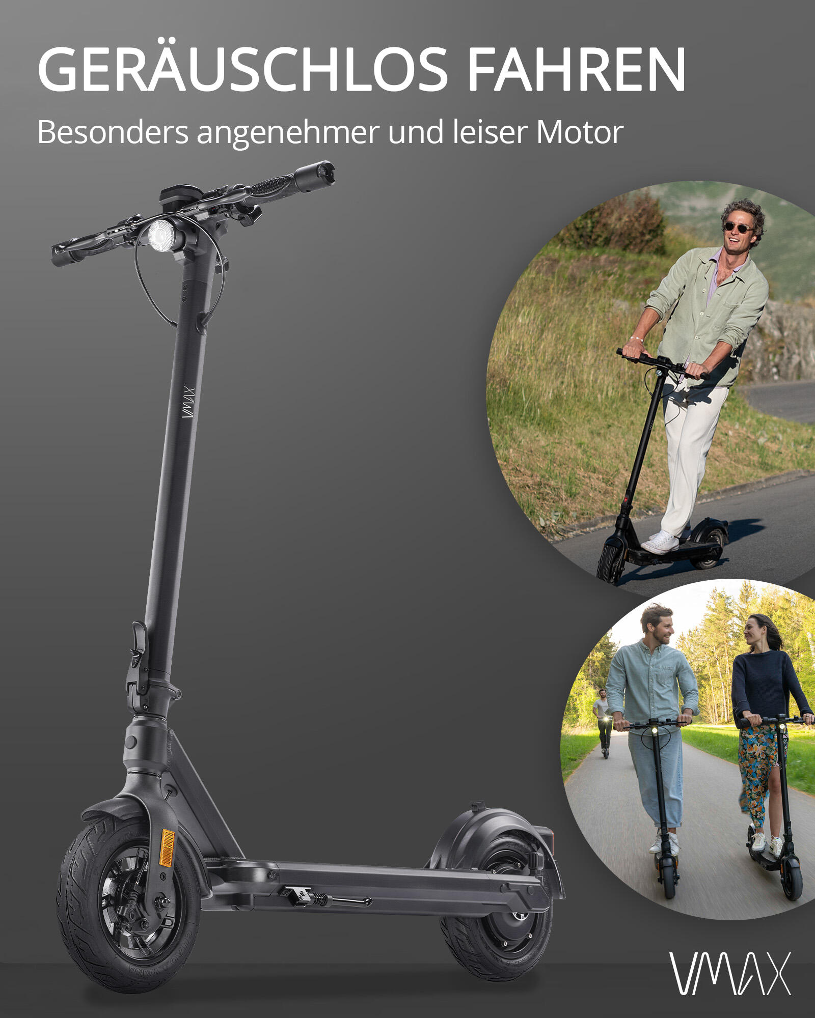 VX2 PRO LT E-Scooter mit Straßenzulassung und 1200W Peakleistung 4/7