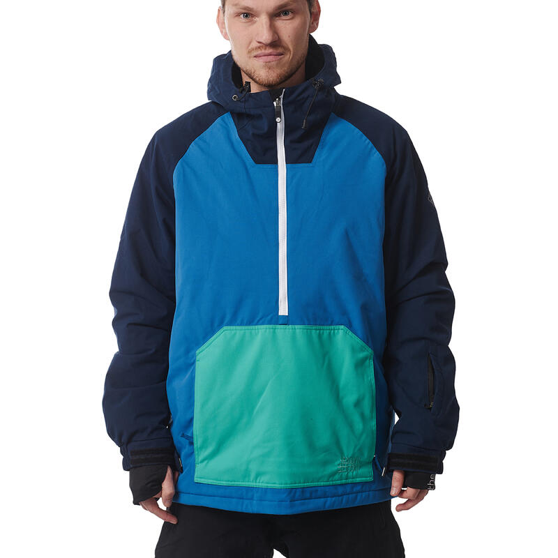 Ski-/Snowboardjacke Herren - RAIL blue navy mint