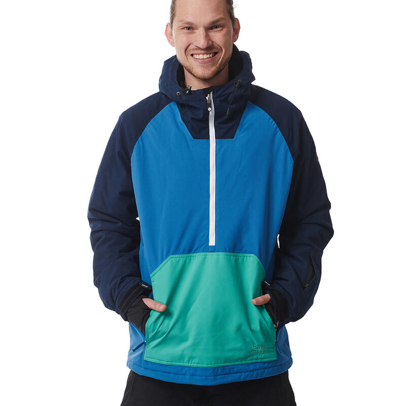 Ski-/Snowboardjacke Herren - RAIL blue navy mint