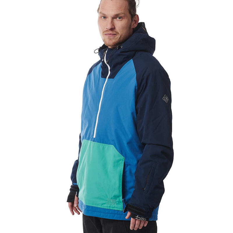 Ski-/Snowboardjacke Herren - RAIL blue navy mint