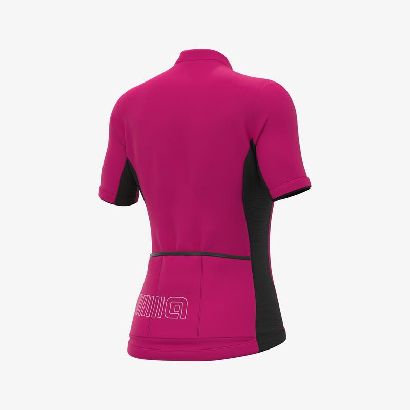 Maillot Manches Courtes Femme Alé Color Block Noir