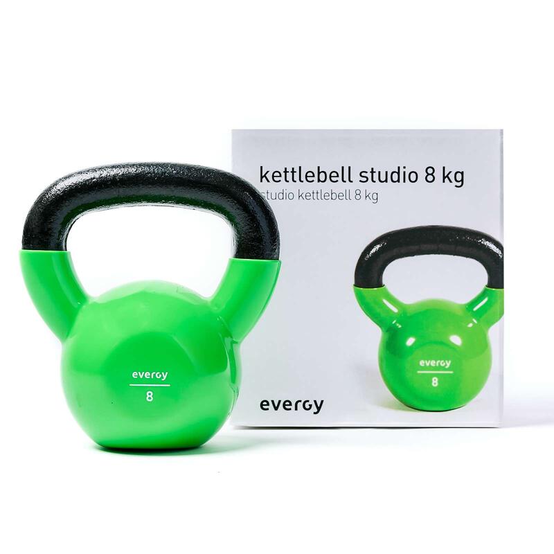 KETTLEBELL STUDIO EN HIERRO EVERGY 8 KG PESA RUSA CROSS TRAINING