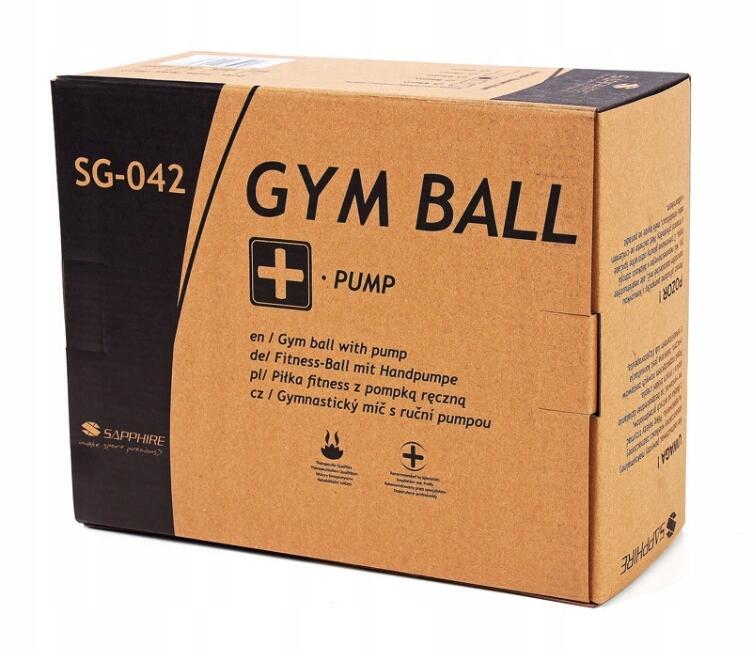 Piłka gimnastyczna fitness 65CM Sapphire SG-042 3/5