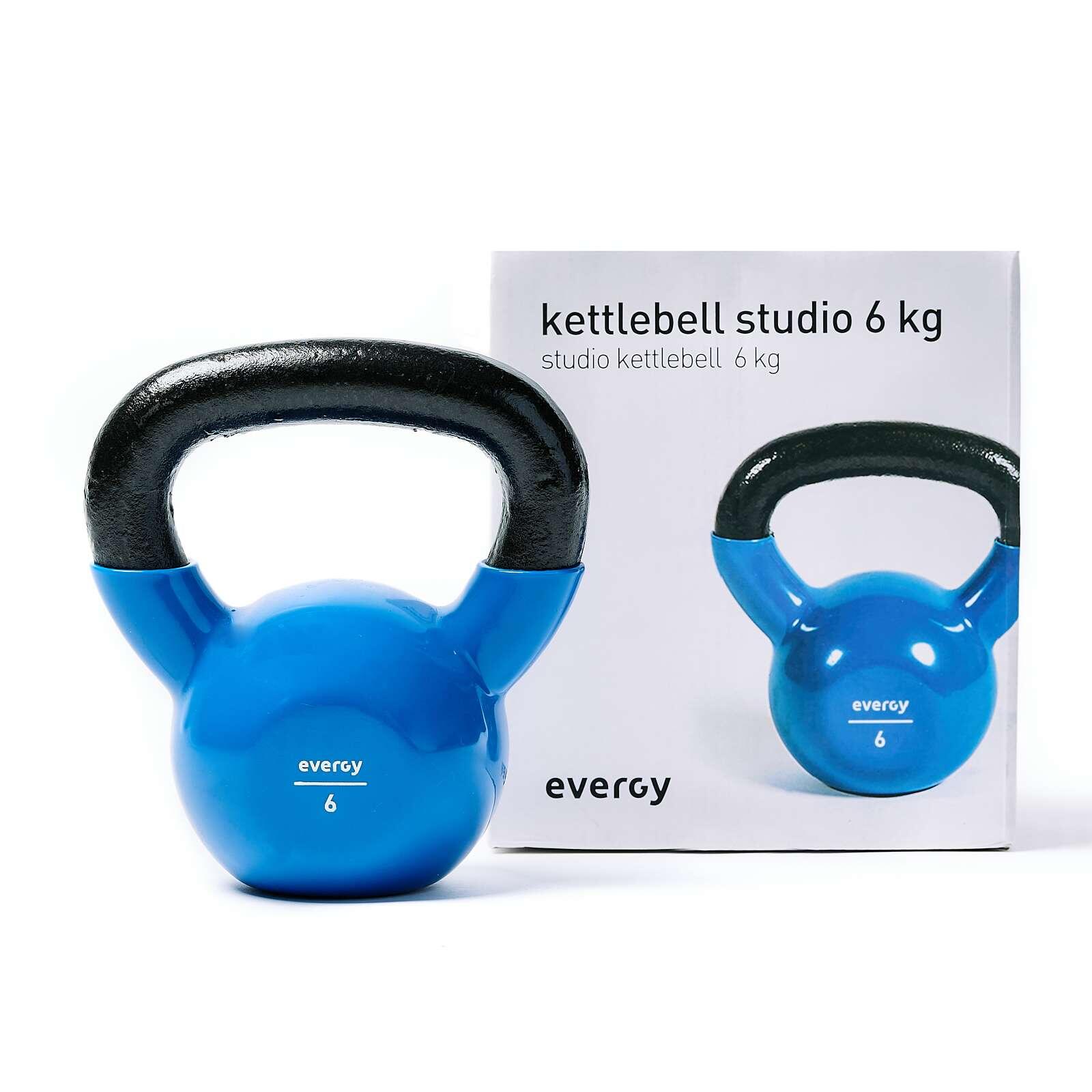 Kettlebell studio evergy 6 kg pesa rusa home 2/4