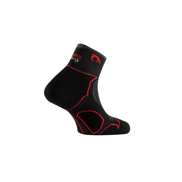 Calcetines Desafio Three negro rojo running Rojo LURBEL