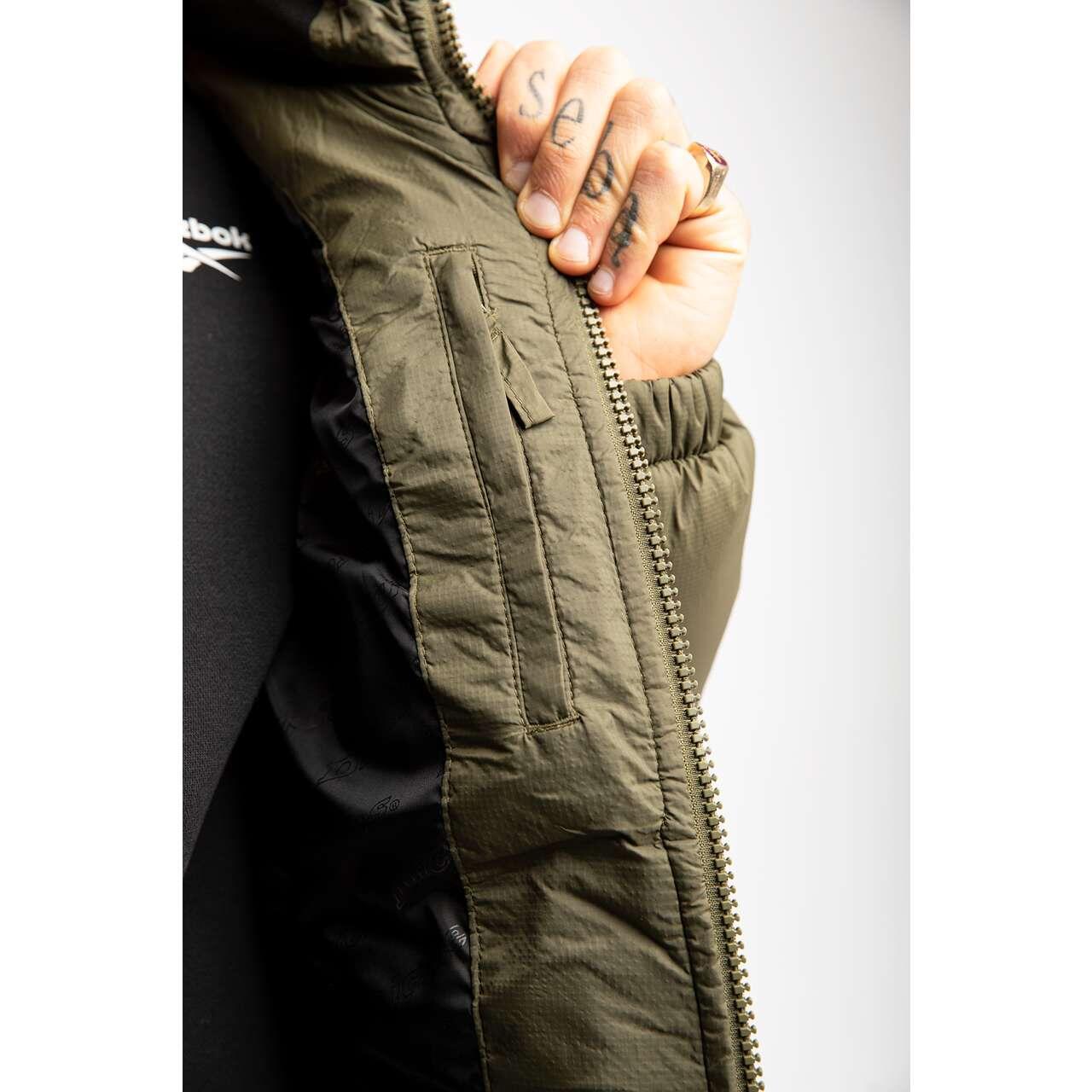 Camisolas polares para homem Dickies Waldenburg militar Verde. 5/5