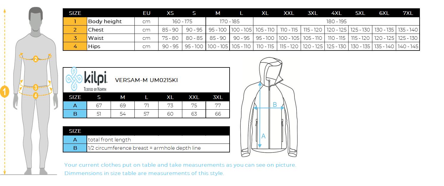 Sweat à capuche en polaire pour homme Kilpi VERSAM-M 7/7