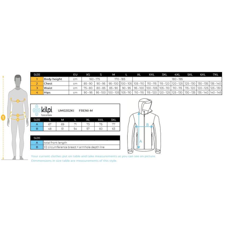 Heren stretch middenlaag Kilpi FRENI-M