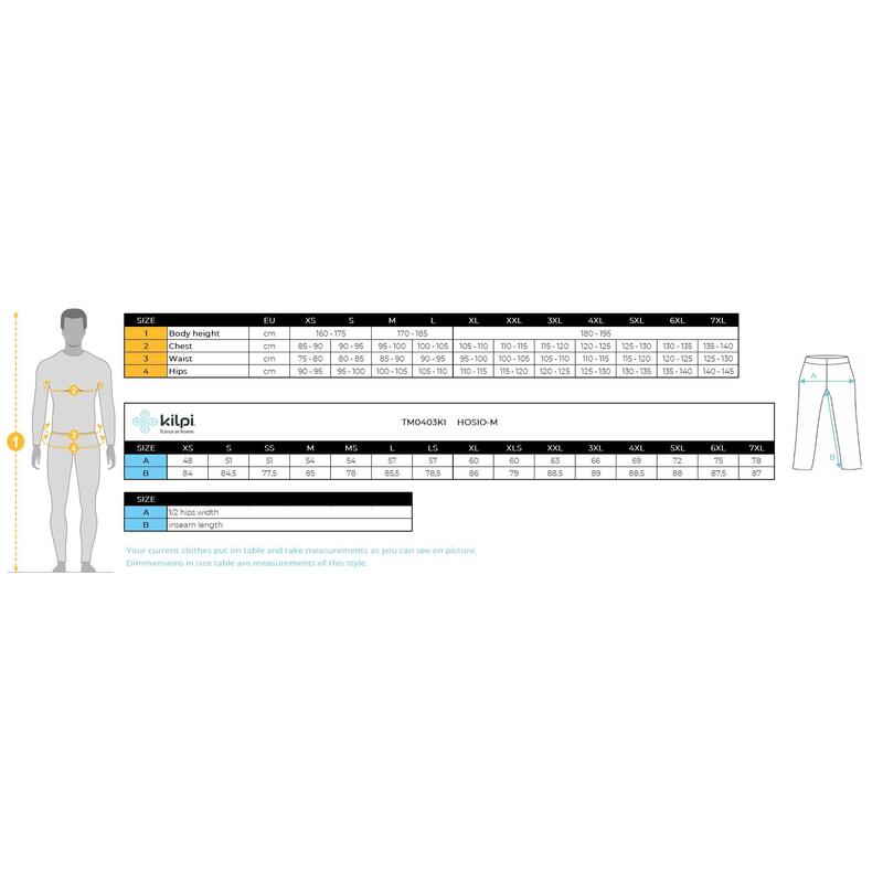 Pantalon outdoor pour hommes Kilpi HOSIO-M