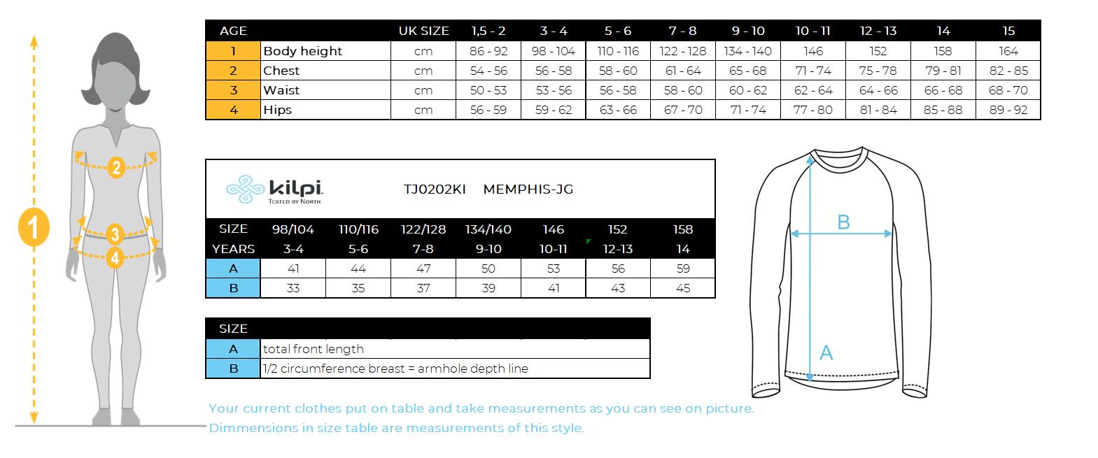 Technisch meisjes sweatshirt Kilpi MEMPHIS-JG 5/5