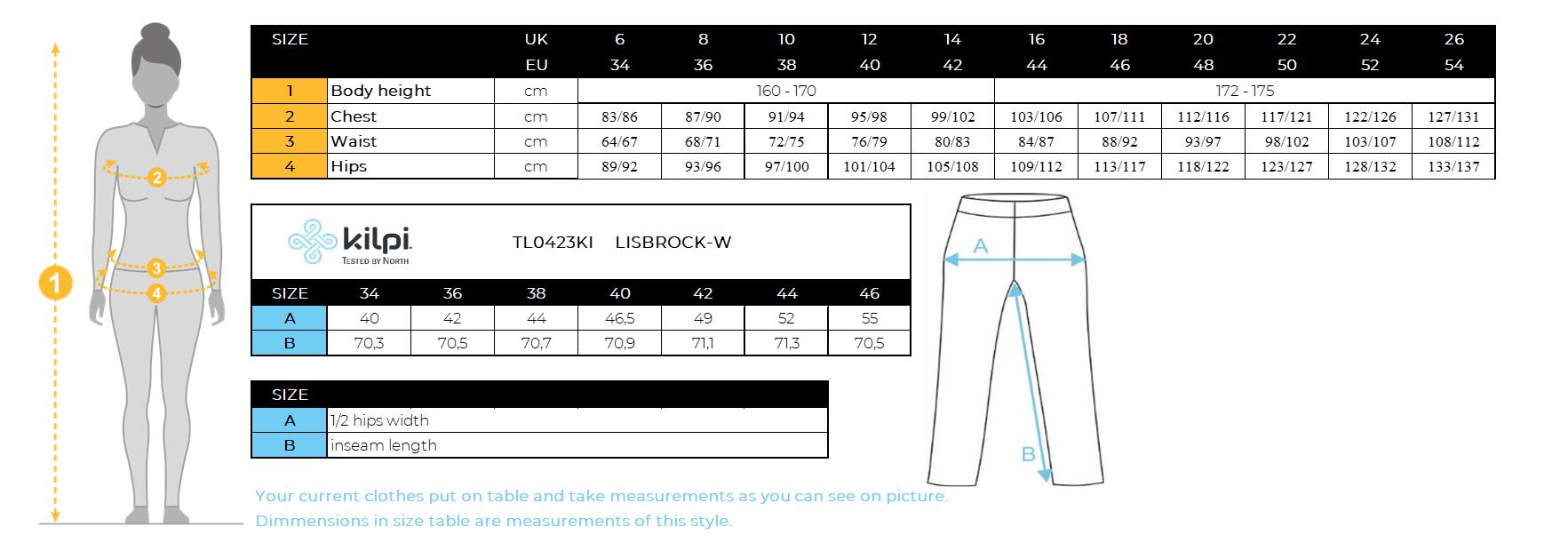 Leggings para mulher Kilpi Lisbrock 6/6