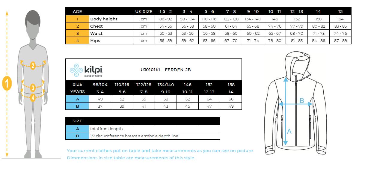 Veste de ski garçon Kilpi FERDEN-JB 7/7