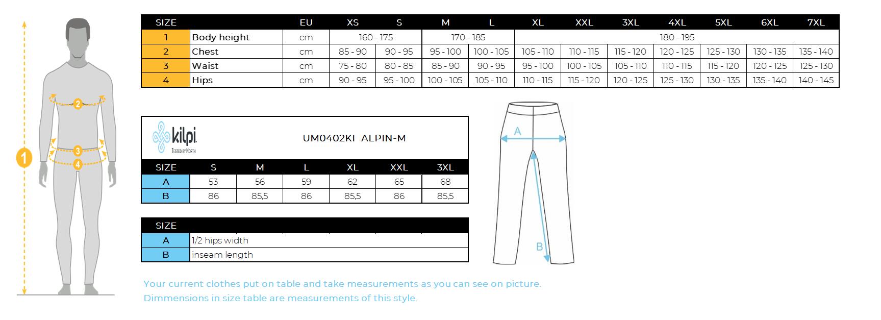 Pantalon imperméable pour homme Kilpi ALPIN-M 5/5