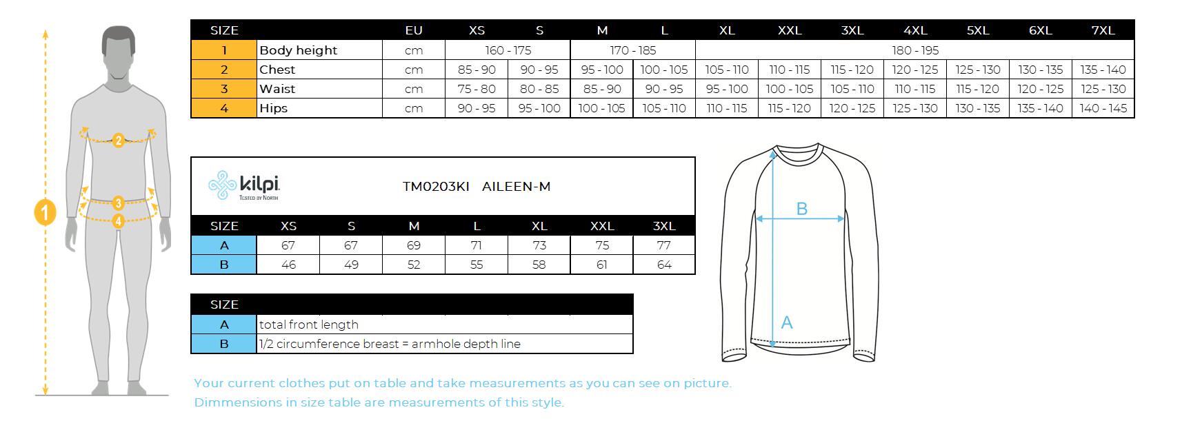 IT: Felpa fitness da uomo Kilpi AILEEN-M 4/4