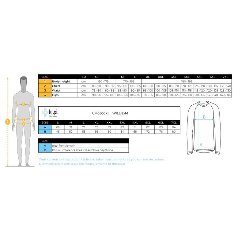 Sous-vêtement thermique pour homme KILPI WILLIE-M