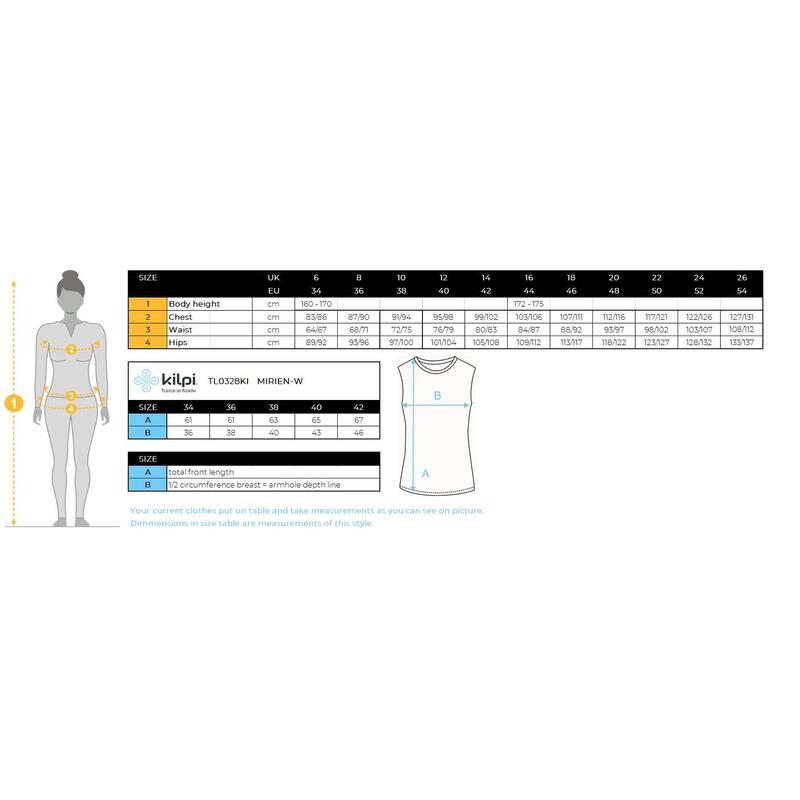 Débardeur fonctionnel pour femme Kilpi MIRIEN-W