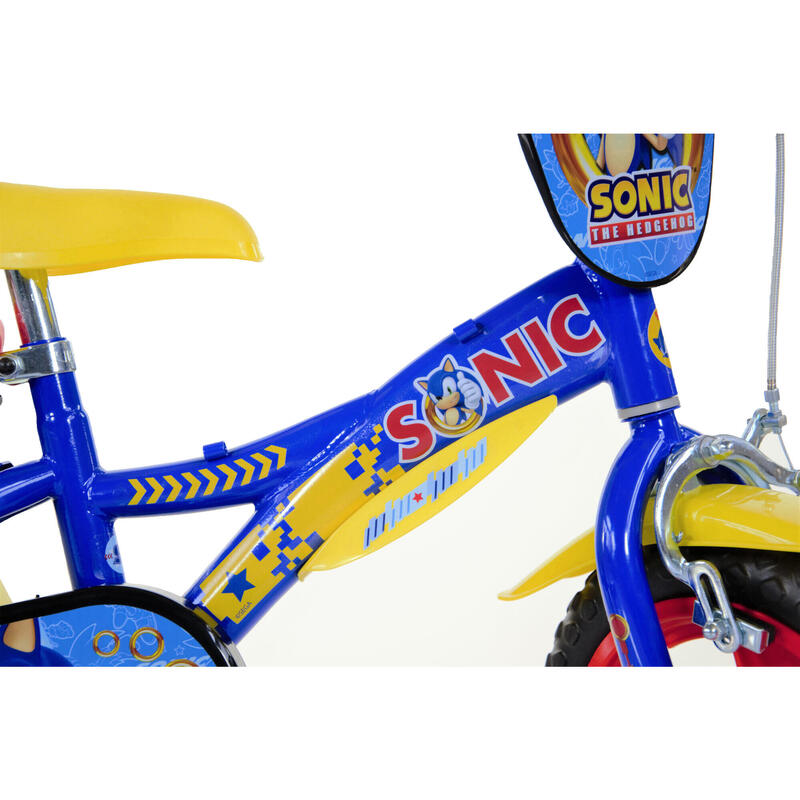 Bicicleta Niños 12 Pulgadas Sonic azul 3-5 años