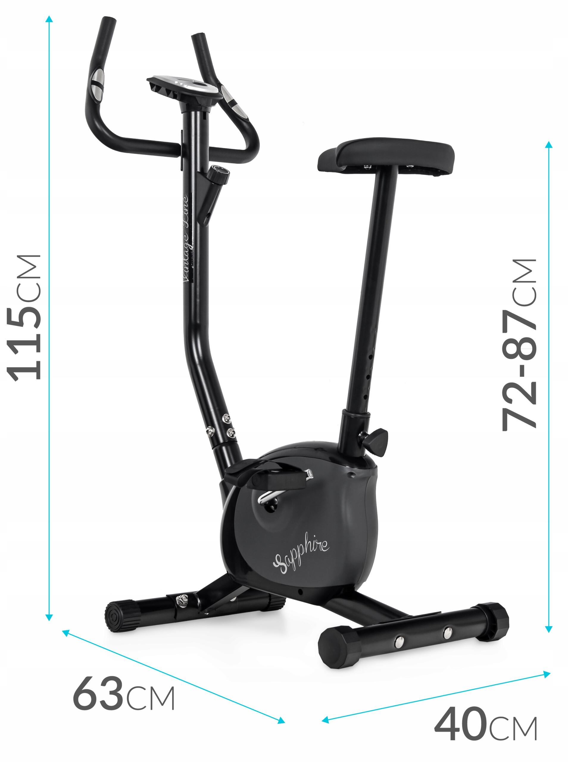 Rower treningowy stacjonarny Sapphire Vintage mechaniczny 7/7