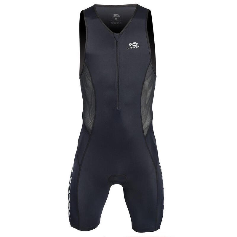 Triathlon Anzug Trisuit Kurzdistanz Herren schwarz - Evolution Black