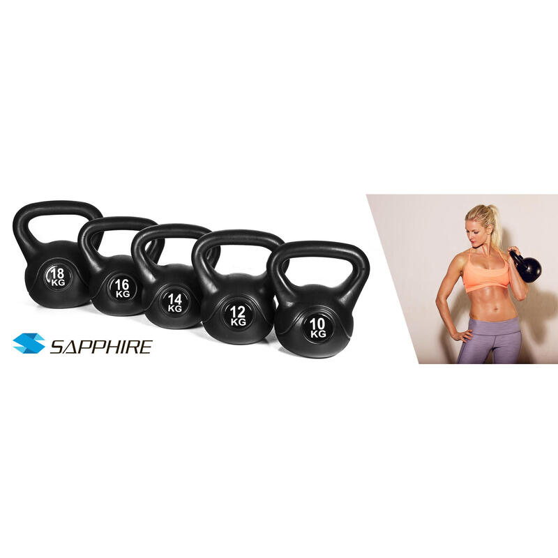 Kettlebell odważnik treningowy Sapphire 12kg