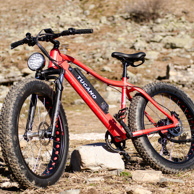 Bicicleta Eléctrica Monster MTB Rojo by Tucano Bikes 5/7