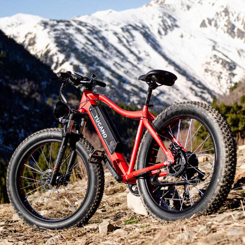 Bicicleta Eléctrica Monster MTB Rojo by Tucano Bikes 6/7