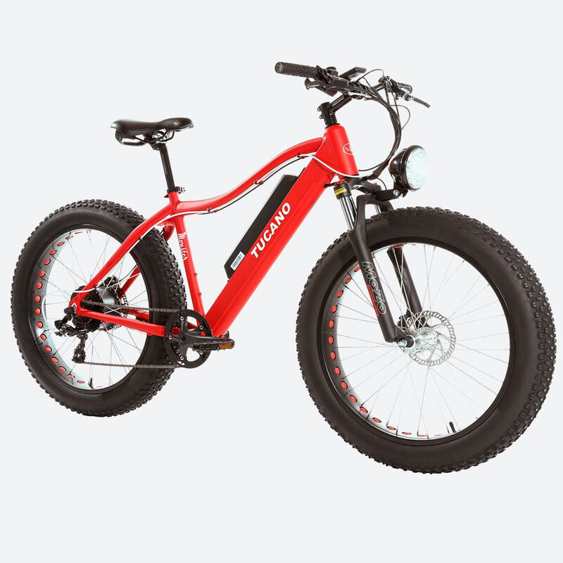 Velo electrique Monster MTB Rouge par Tucano Bikes TUCANO Decathlon