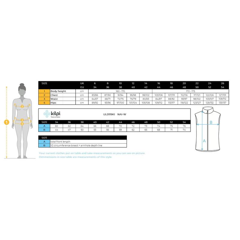 Isolierte Damenweste Kilpi NAI-W