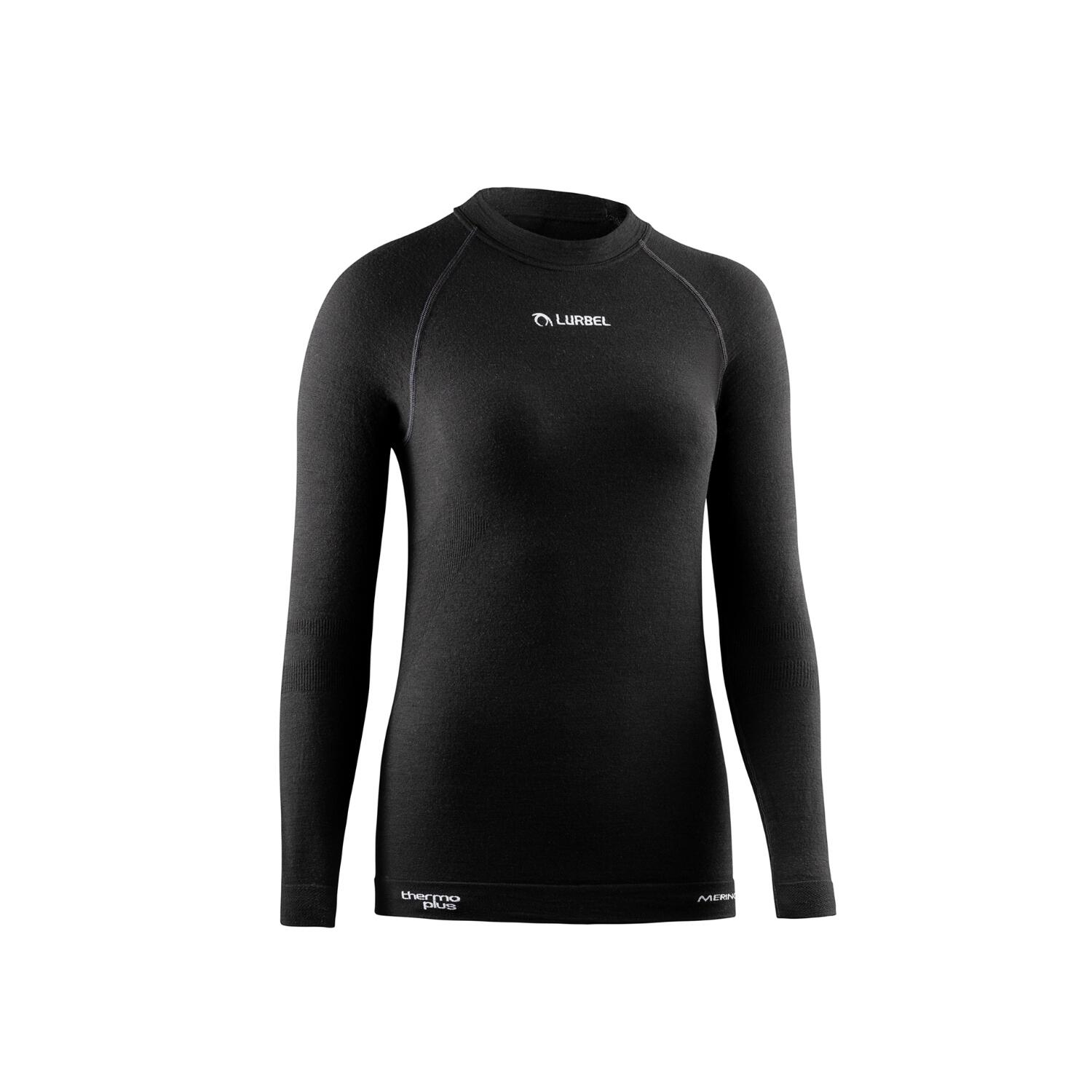 Tricou termic cu maneca lunga femei, Lurbel Merino, negru
